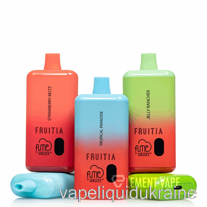 Vape Liquid Ukraine Fruitia x Fume 8000 Disposable Bomb Pop